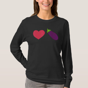 Love Eggplant Gay Pride Humour Lgbt For Men Women T-Shirt