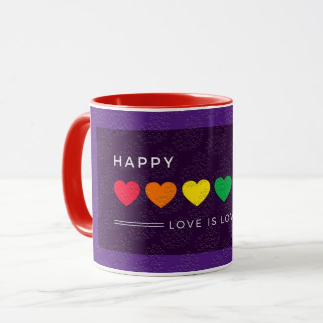 Love Elegant Modern Popular Best Heart Mug (Front Left)