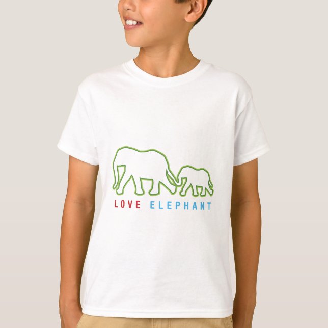 Love Elephant T-Shirt (Front)