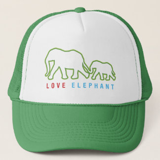 Love Elephant Trucker Hat