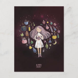 Love  elixir Valentine's Day Holiday Postcard