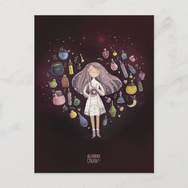 Love  elixir Valentine's Day Holiday Postcard (Front)