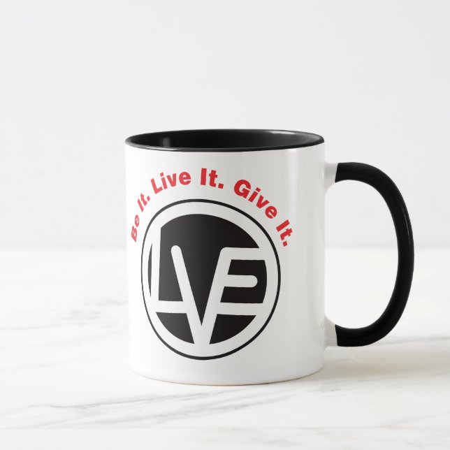 Love Emblem Ringer Mug (Right)