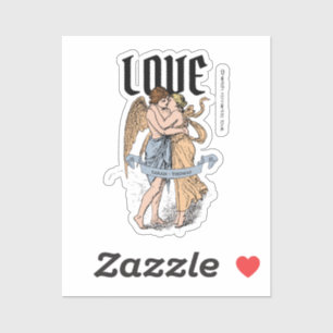 Love Embrace – Romantic Couple Illustration