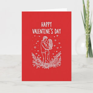 Love Embrace Valentine Card