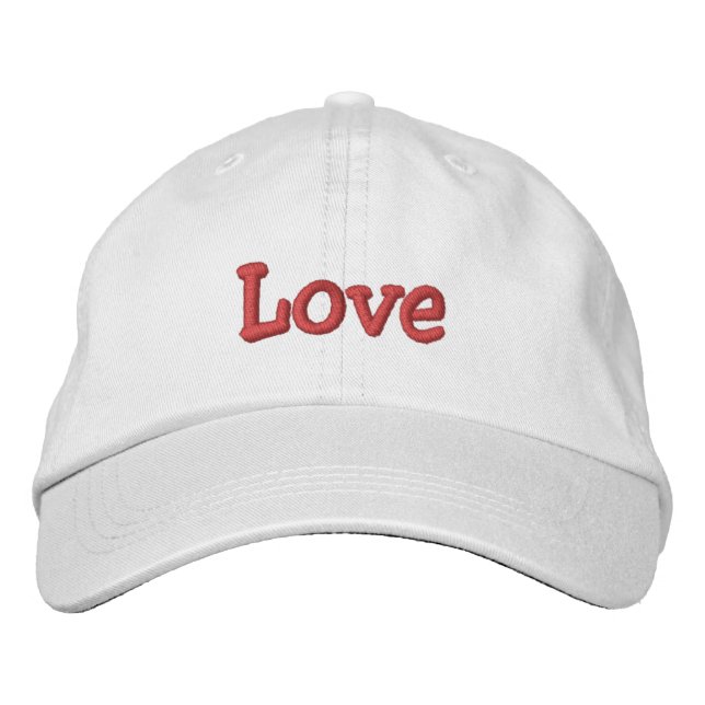 Love Embroidered Hat (Front)