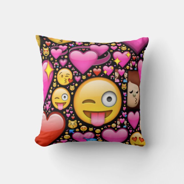 Love emoji cushion (Front)