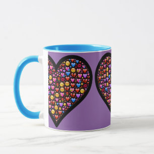 Love Emoji Customised Mug