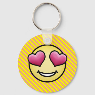 Love Emoji Key Ring
