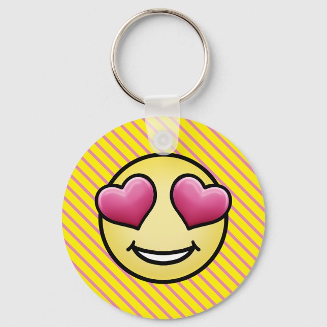 Love Emoji Key Ring (Front)