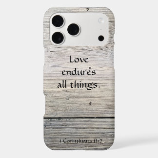 love endures grey wood