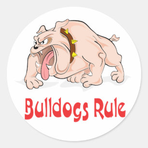Love English Bulldog Puppy Dog Sticker / Seal