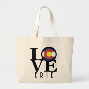 LOVE Erie Colorado Large Tote Bag