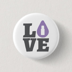 LOVE Essential Oils 3 Cm Round Badge