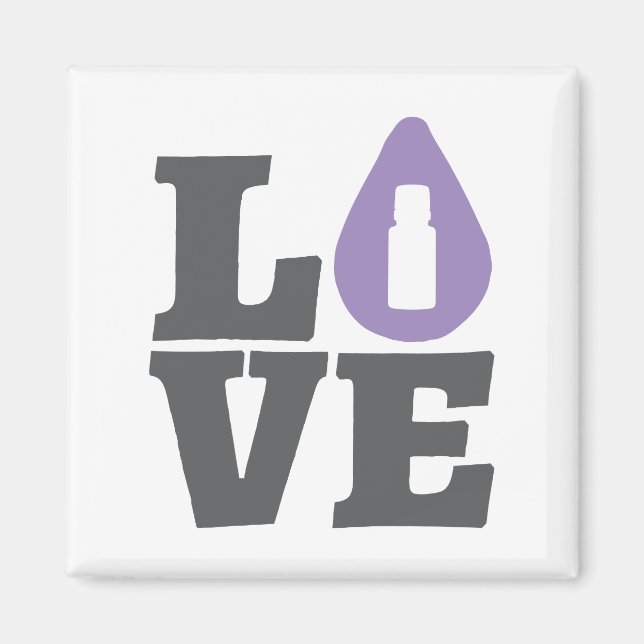 LOVE Essential Oils Magnet (Front)