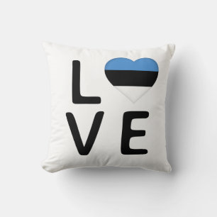 Love - Estonia Flag Cushion