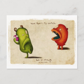 Love Estrange Critters Postcard