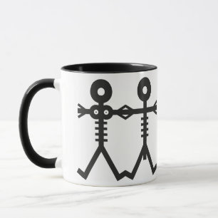Love Eternal Skeletons Icon 2007 Art Mug