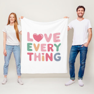 Love Everything - Cosy Blanket for a Positive Life