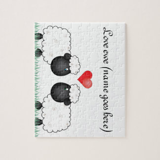 Love ewe sheep jigsaw puzzle