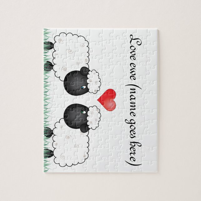 Love ewe sheep jigsaw puzzle (Vertical)