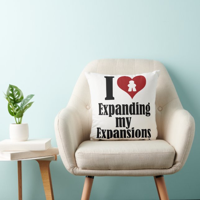 Love Expanding Expansions Game Fun Motto Cushion (Chair)