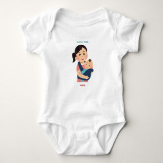 Love Expressive mum Baby Bodysuit