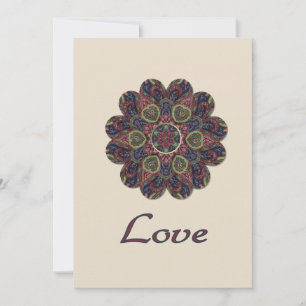 LOVE Fabric Collage Flower Inspiration Series