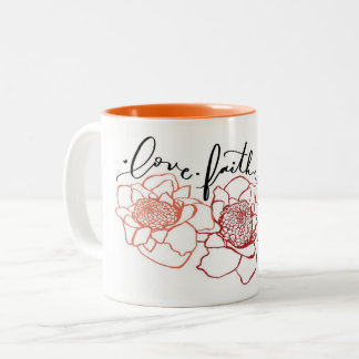 Love Faith Aloha Torch Ginger Mug