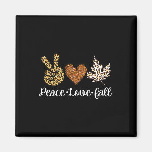 Love Fall Autumn Clothes Fashion For Women Magnet