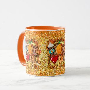 Love Fall Autumn Customise Colour Mug