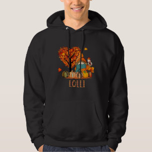 Love fall gnomes Lolli halloween pumpkin grandma Hoodie