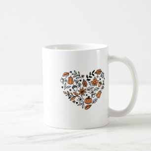 Love Fall Y'all Leopard Pumpkin Autumn Season Wome Coffee Mug