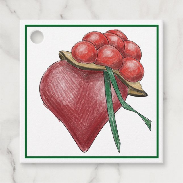 love favour tags (Front)