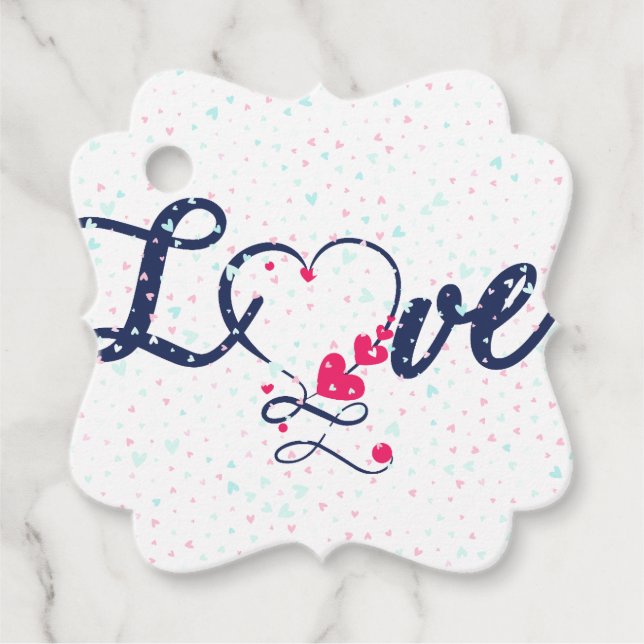 Love Favour Tags (Front)