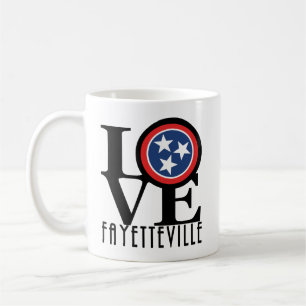 LOVE Fayetteville Tennessee Coffee Mug