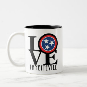 LOVE Fayetteville TN 11oz Two-Tone Coffee Mug