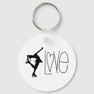 "Love Figure Skating" Key Chain