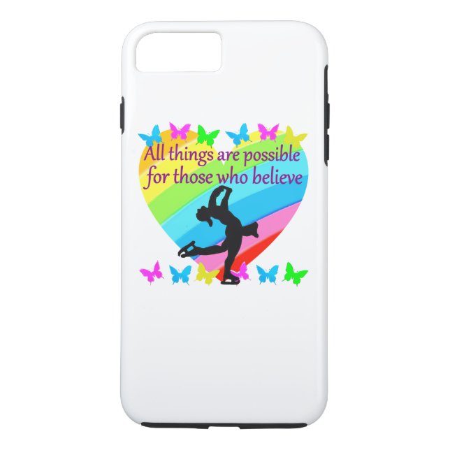 LOVE FILLED INSPIRATIONAL FIGURE SKATING DESIGN Case-Mate iPhone CASE (Back)