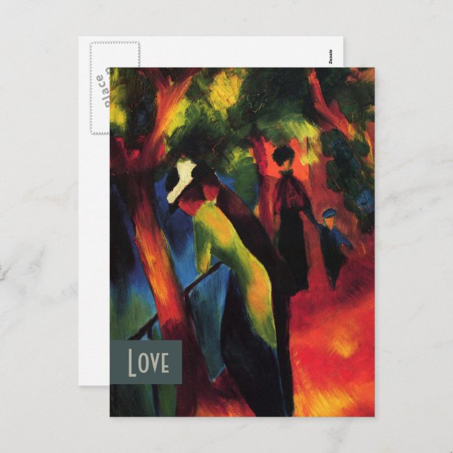 Love. Fine Art Valentine's Day  Holiday Postcard (Front/Back)