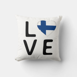 Love - Finland Flag Cushion