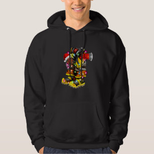 Love Firefighter Christmas Premium Fit Mens Tee T-