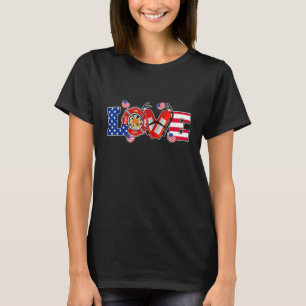 Love Firefighter Firefighter Women Man T-Shirt