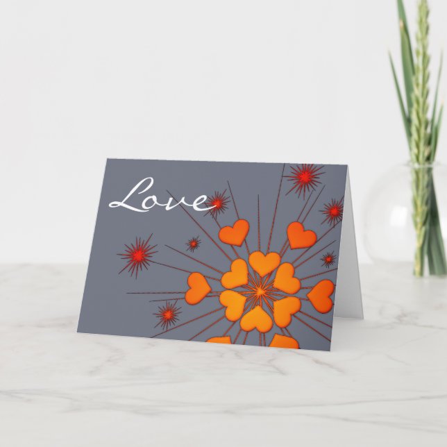 Love Firework Card (Front)