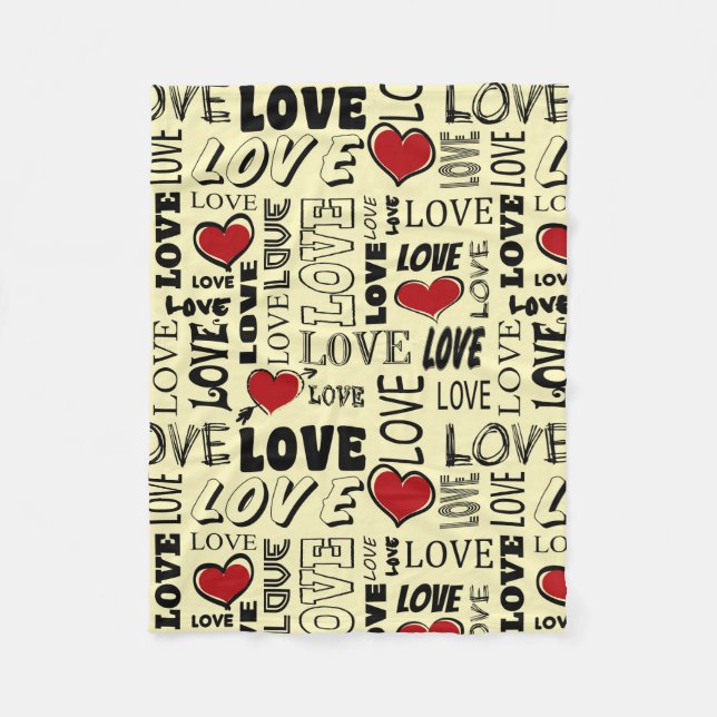 Love Fleece Blanket (Front)