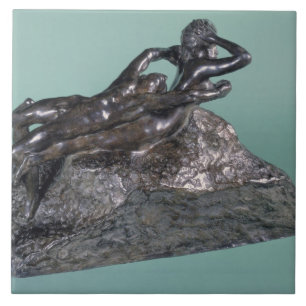 Love Fleeing, 1883-84 (bronze) Ceramic Tile