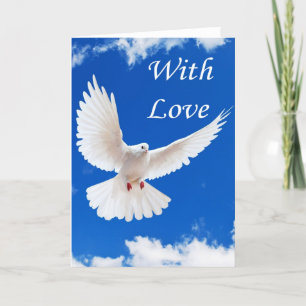 Love flies in card