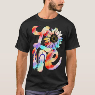 Love Flip Flop Season Summertime Matching Vacation T-Shirt