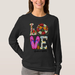 Love Flips Flop Watermelon Bus Driver Off Duty Sum T-Shirt