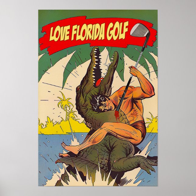 Love Florida Golf Poster (Front)